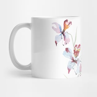 orchids with watercolor 7 Mug